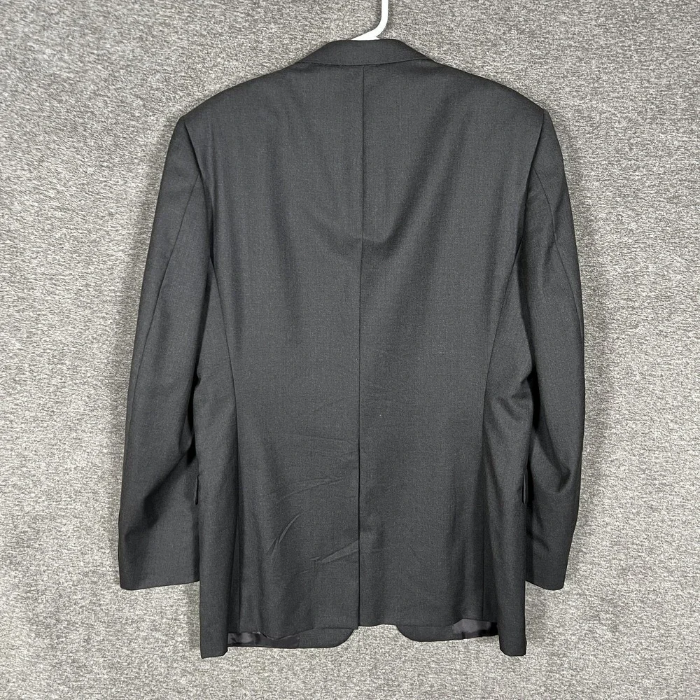 Loro Piana Madison Suit Jacket Mens 42L Gray Wool USA Nordstrom Hickey Freeman‎